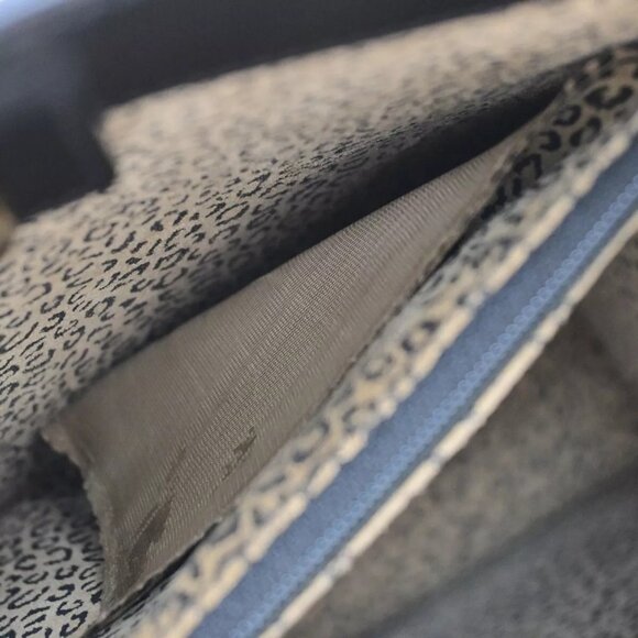 CARTIER Logo Panther Shoulder Hand Bag Leather Black GHW Made In Italy 34YG991 - Picture 6 of 16